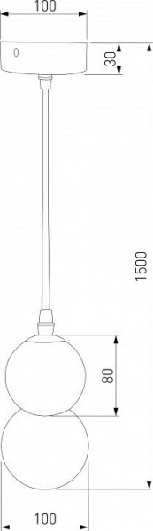 Подвесная люстра Eurosvet Polar 50250/1 LED черный в Первоуральске - pervouralsk.mebel24.online | фото 3