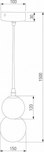 Подвесная люстра Eurosvet Polar 50251/1 LED белый в Первоуральске - pervouralsk.mebel24.online | фото 3
