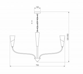 Подвесная люстра Eurosvet Rhyton 60167/6 никель в Первоуральске - pervouralsk.mebel24.online | фото 5