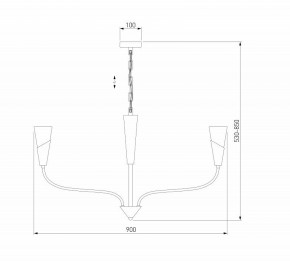 Подвесная люстра Eurosvet Rhyton 60167/8 латунь в Первоуральске - pervouralsk.mebel24.online | фото 6