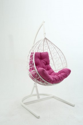 Подвесное кресло Бароло (белый/розовый) в Первоуральске - pervouralsk.mebel24.online | фото