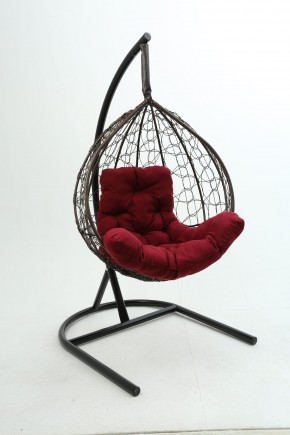 Подвесное кресло Бароло (коричневый/бордо) в Первоуральске - pervouralsk.mebel24.online | фото