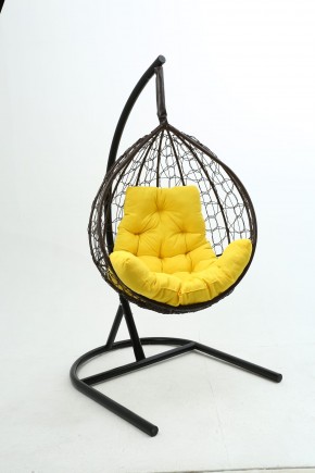 Подвесное кресло Бароло (коричневый/желтый) в Первоуральске - pervouralsk.mebel24.online | фото