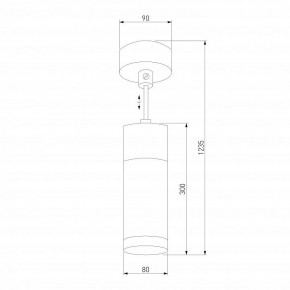 Подвесной светильник Eurosvet Double Topper 50135/1 LED хром/черный в Первоуральске - pervouralsk.mebel24.online | фото 4