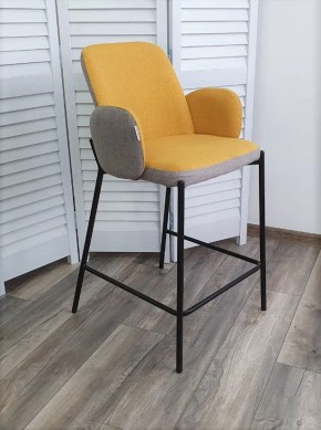 Полубарный стул NYX (H=65cm) VF106 желтый / VF120 серый М-City в Первоуральске - pervouralsk.mebel24.online | фото 2