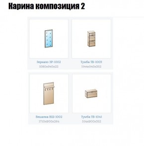 Прихожая Карина (модульная) в Первоуральске - pervouralsk.mebel24.online | фото 6