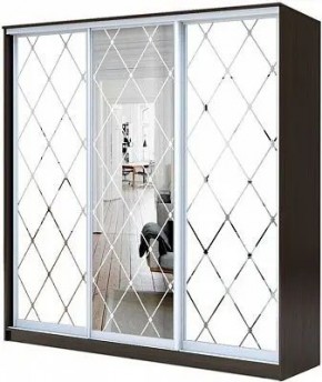 Шкаф-купе ХИТ 23-18/2-666 РОМБ БОЛЬШОЙ МАТОВЫЙ в Первоуральске - pervouralsk.mebel24.online | фото