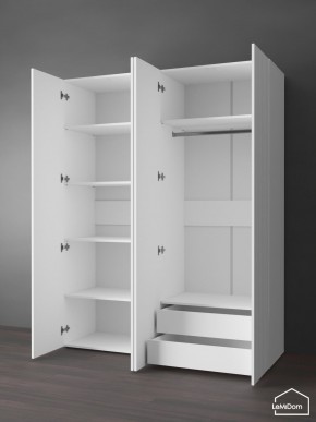 Шкаф Linnea MHR-4PO-2 2050х1600х510 (Белый-М 11.1.2) в Первоуральске - pervouralsk.mebel24.online | фото 6