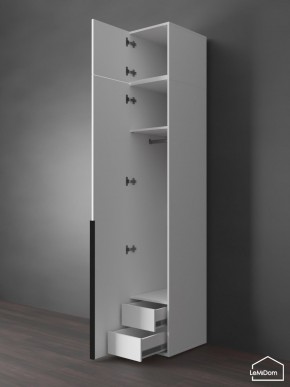Шкаф с антресолью Linnea MHR-1A-3 2450х400х510 (Белый-М 11.1.2) в Первоуральске - pervouralsk.mebel24.online | фото 6