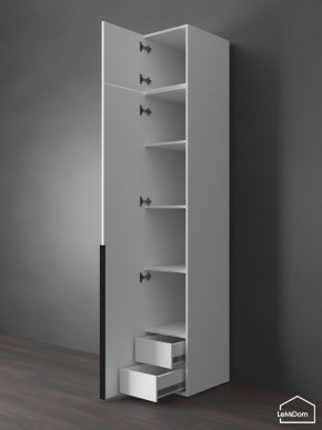 Шкаф с антресолью Linnea MHR-1A-4 2450х400х510 (Белый-М 11.1.1) в Первоуральске - pervouralsk.mebel24.online | фото 5