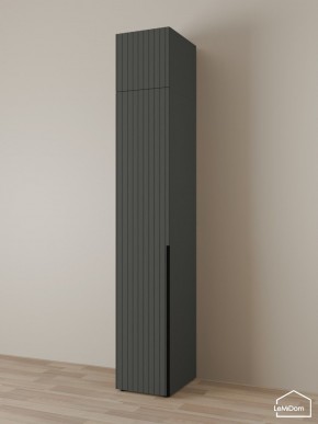 Шкаф с антресолью Linnea MHR-1A-4 2450х400х510 (Графит-М 11.1.25) в Первоуральске - pervouralsk.mebel24.online | фото 1