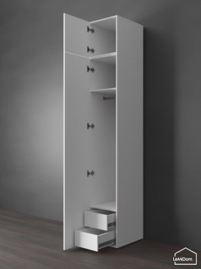 Шкаф с антресолью Linnea MHR-1POA-3 2450х400х510 (Белый-М 11.1.2) в Первоуральске - pervouralsk.mebel24.online | фото 6
