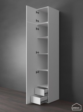 Шкаф с антресолью Linnea MHR-1POA-4 2450х400х510 (Белый-М 11.1.2) в Первоуральске - pervouralsk.mebel24.online | фото 5