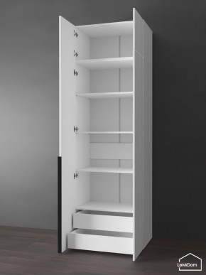 Шкаф с антресолью Linnea MHR-2A-4 2450х800х510 (Белый-М 11.1.1) в Первоуральске - pervouralsk.mebel24.online | фото 5