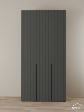 Шкаф с антресолью Linnea MHR-3A-2 2450х1200х510 (Графит-М 11.1.25) в Первоуральске - pervouralsk.mebel24.online | фото 1