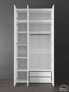 Шкаф с антресолью Linnea MHR-3POA-2 2450х1200х510 (Белый-М 11.1.2) в Первоуральске - pervouralsk.mebel24.online | фото 6