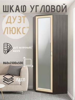 Шкаф угловой Дуэт Люкс с зеркалом в Первоуральске - pervouralsk.mebel24.online | фото 5