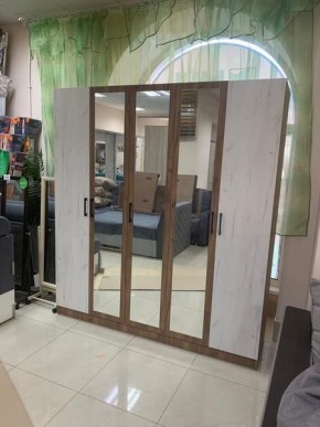 Шкаф Вегас 2000 Дуб крафт табачный/Дуб крафт белый в Первоуральске - pervouralsk.mebel24.online | фото 3