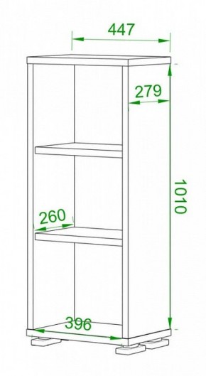 Стеллаж Домино ПУ-10-1 в Первоуральске - pervouralsk.mebel24.online | фото 2