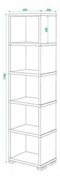 Стеллаж Домино СБ-15/5 в Первоуральске - pervouralsk.mebel24.online | фото 2