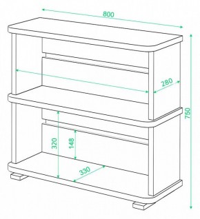 Стеллаж Домино СБ-25/2 в Первоуральске - pervouralsk.mebel24.online | фото 2