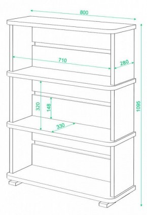 Стеллаж Домино СБ-25/3 в Первоуральске - pervouralsk.mebel24.online | фото 3