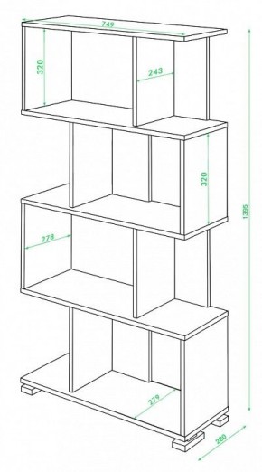 Стеллаж Домино СЛ-5-4 в Первоуральске - pervouralsk.mebel24.online | фото 2