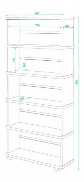 Стеллаж СБ-25/5 в Первоуральске - pervouralsk.mebel24.online | фото 2