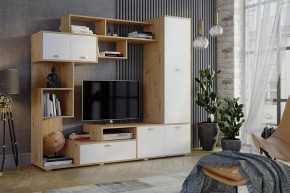 Стенка Диско (СТЛ.150.01) Дуб дикий/Белый в Первоуральске - pervouralsk.mebel24.online | фото 3
