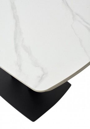 Стол ALATRI 120 MATT WHITE MARBLE SOLID CERAMIC / BLACK, ®DISAUR в Первоуральске - pervouralsk.mebel24.online | фото 11