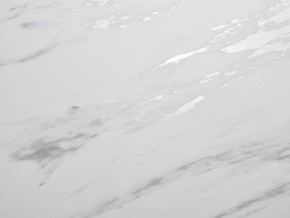 Стол BELLUNO 160 MARBLES KL-99 Белый мрамор матовый, итальянская керамика/ белый каркас, ®DISAUR в Первоуральске - pervouralsk.mebel24.online | фото 3