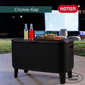 Стол Беви Бар (Bevy Bar Large Cool Bar), коричневый в Первоуральске - pervouralsk.mebel24.online | фото 4