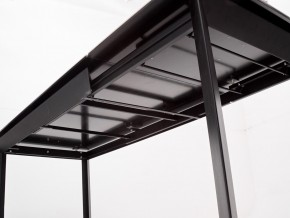 Стол CREMONA 140 HIGH GLOSS STATUARIO Белый мрамор глянцевый, керамика/ черный каркас, ®DISAUR в Первоуральске - pervouralsk.mebel24.online | фото 6