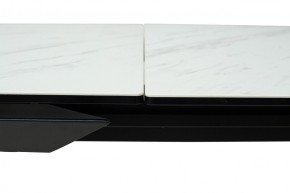 Стол CREMONA 180 KL-99 Белый мрамор матовый, итальянская керамика / черный каркас, ®DISAUR в Первоуральске - pervouralsk.mebel24.online | фото 12