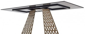 Стол ENNA 220 KL-188 Контрастный мрамор матовый, итальянская керамика/ каркас цвета шампань, ®DISAUR в Первоуральске - pervouralsk.mebel24.online | фото 12