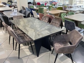 Стол IVAR 180 MARBLES KL-80 Серый мрамор, итальянская керамика, ®DISAUR в Первоуральске - pervouralsk.mebel24.online | фото 11