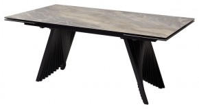 Стол IVAR 180 MARBLES KL-80 Серый мрамор, итальянская керамика, ®DISAUR в Первоуральске - pervouralsk.mebel24.online | фото 2