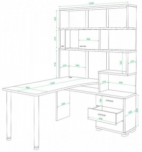 Стол компьютерный Домино нельсон СР-420/130 в Первоуральске - pervouralsk.mebel24.online | фото 2