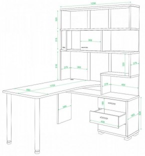 Стол компьютерный Домино нельсон СР-420/170 в Первоуральске - pervouralsk.mebel24.online | фото 2