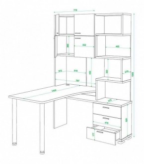 Стол компьютерный Домино нельсон СР-500М140 в Первоуральске - pervouralsk.mebel24.online | фото 3