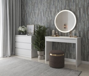 Стол косметический Энкель 100 белый в Первоуральске - pervouralsk.mebel24.online | фото 4