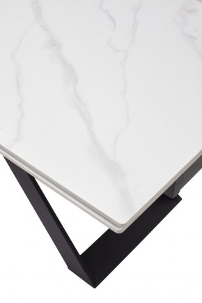 Стол LIVORNO 180 MATT WHITE MARBLE SOLID CERAMIC / BLACK, ®DISAUR в Первоуральске - pervouralsk.mebel24.online | фото 9