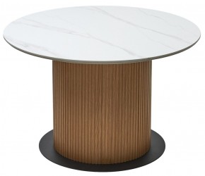 Стол MESA D120 цвет БЕЛЫЙ МРАМОР M326 / Каркас OAK, ®DISAUR в Первоуральске - pervouralsk.mebel24.online | фото 7