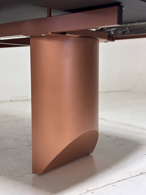 Стол ПУАНТО 200 TITANIUM LAWA NERO, керамика / МЕДЬ каркас М-City в Первоуральске - pervouralsk.mebel24.online | фото 5
