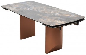 Стол ПУАНТО 200 TITANIUM LAWA NERO, керамика / МЕДЬ каркас М-City в Первоуральске - pervouralsk.mebel24.online | фото 8