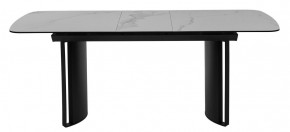 Стол RASMUS 160 TL-45 Белый мрамор, испанская керамика / черный каркас, ®DISAUR в Первоуральске - pervouralsk.mebel24.online | фото 10