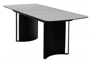 Стол RASMUS 160 TL-45 Белый мрамор, испанская керамика / черный каркас, ®DISAUR в Первоуральске - pervouralsk.mebel24.online | фото 4