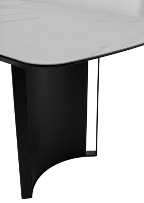 Стол RASMUS 160 TL-45 Белый мрамор, испанская керамика / черный каркас, ®DISAUR в Первоуральске - pervouralsk.mebel24.online | фото 7