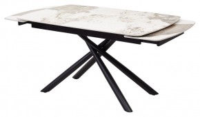 Стол RIVOLI 140 GLOSS LUXURY PANDORA SOLID CERAMIC / BLACK, ®DISAUR в Первоуральске - pervouralsk.mebel24.online | фото 5