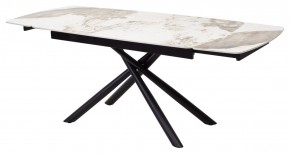 Стол RIVOLI 140 GLOSS LUXURY PANDORA SOLID CERAMIC / BLACK, ®DISAUR в Первоуральске - pervouralsk.mebel24.online | фото 7